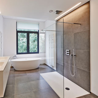 Dusche barrierefrei